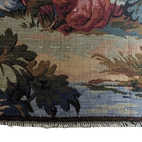 French tapestry wall woven romantic farmhouse - Picture 6 of 8